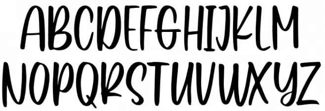 Adora Chalie Regular Schriftart Groß