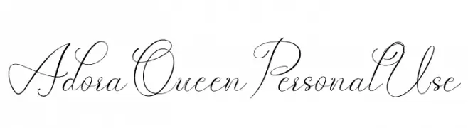 Adora Queen Personal Use  Fuentes Gratis Descargar