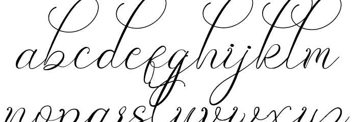 Adora Queen Personal Use Font LOWERCASE