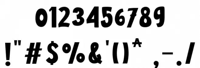 Adorable Kids Font OTHER CHARS