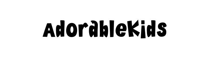 Adorable Kids  font caratteri gratis