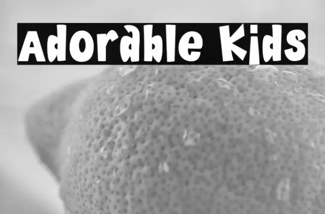 Adorable Kids Font examples
