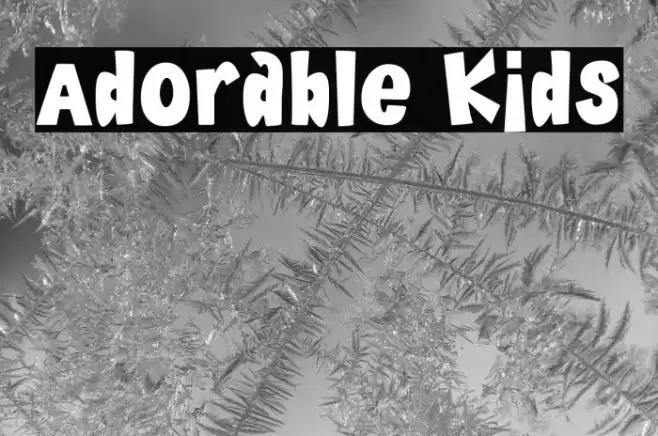 Adorable Kids Font examples
