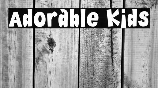 Adorable Kids Font examples