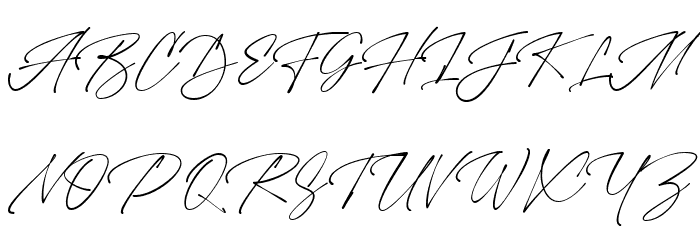 Adorable Margherita Script Font UPPERCASE