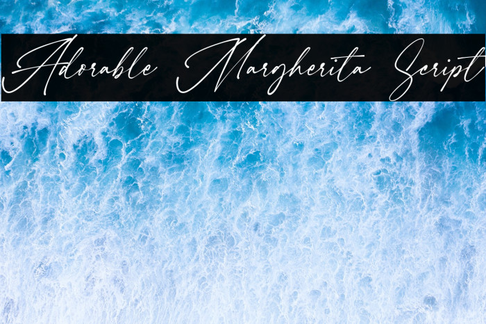 Adorable Margherita Script Example 1