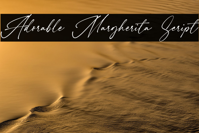 Adorable Margherita Script Example 3