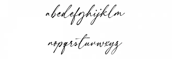 Adorable Margherita Script Fonte MINÚSCULAS