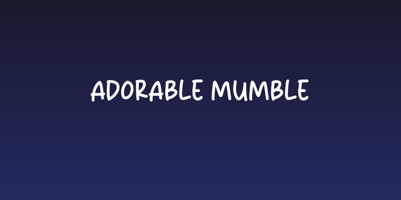 Adorable Mumble Social Header