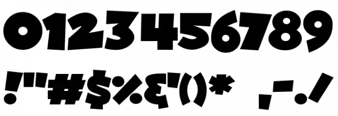 Adorable Font OTHER CHARS