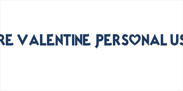 Adore Valentine PERSONAL USE ON Logo