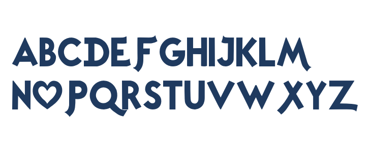 Adore Valentine PERSONAL USE ON Lowercase