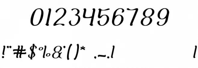 Adore You Font OTHER CHARS