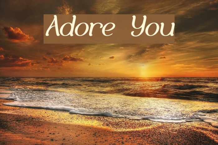 adore-you-font-ffonts