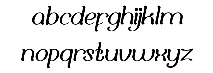 Adore You Font LOWERCASE