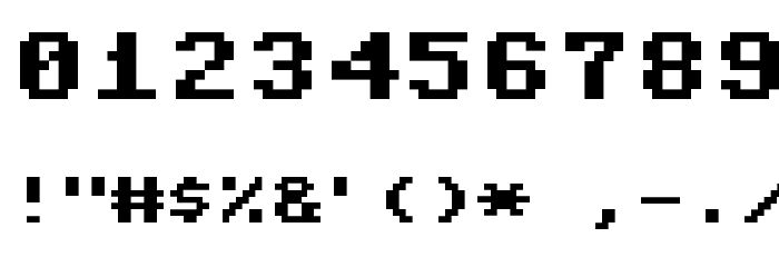 Adore64 Font OTHER CHARS