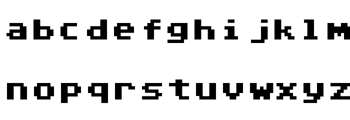 Adore64 Font LOWERCASE