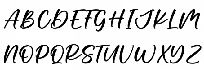 Adore Caratteri MAIUSCOLE