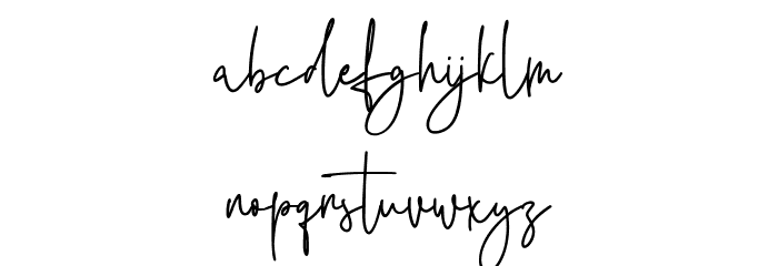 Adorefunny Free Regular Font LOWERCASE