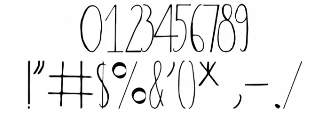 Adouliss Font OTHER CHARS