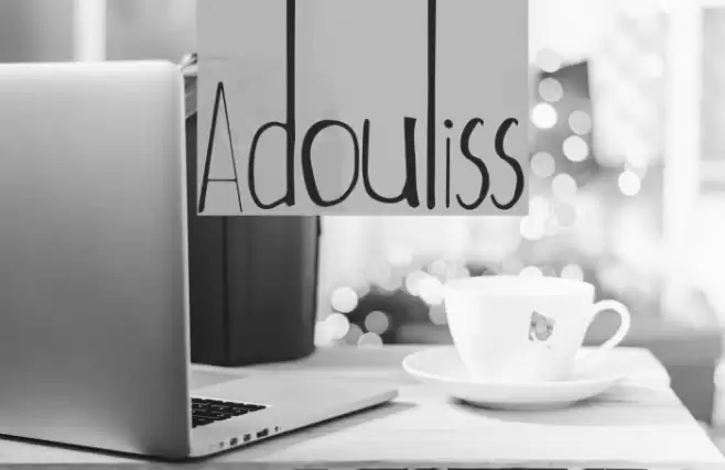 Adouliss Font examples