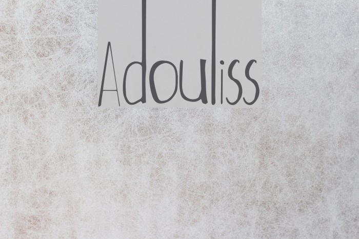 Adouliss Font examples