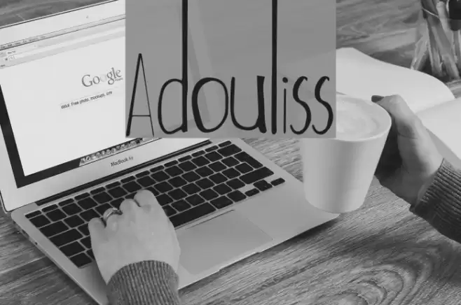 Adouliss Font examples