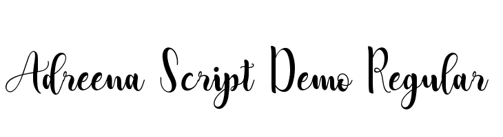 Adreena Script Demo Regular  baixar fontes gratis