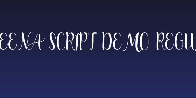 Adreena Script Demo Regular Social Header