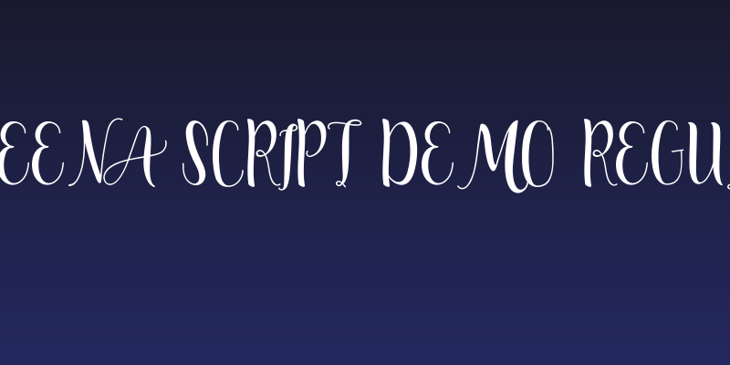 Adreena Script Demo Regular Social Header