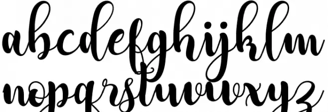 Adreena Script Demo Regular फ़ॉन्ट लोअरकेस