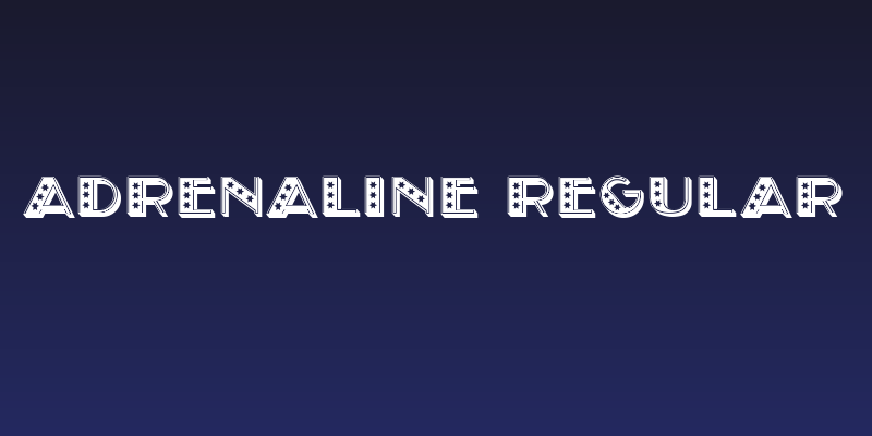 Adrenaline Regular Social Header