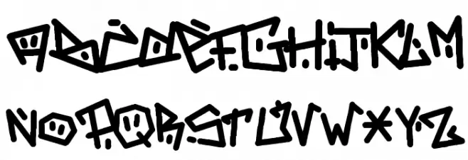 Adrenaline---Zero Schriftart Groß