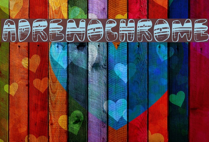 Adrenochrome Font examples