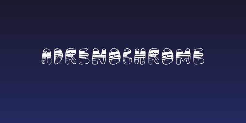 Adrenochrome Social Header