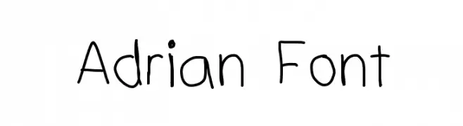 Adrian Font  Frei Schriftart Herunterladen