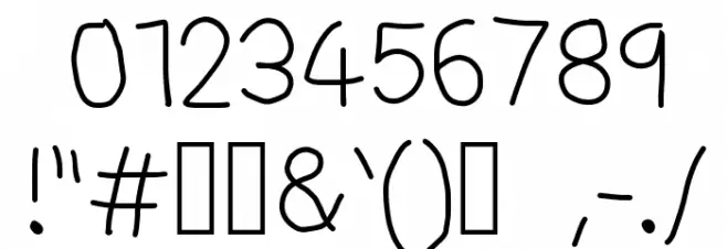 Adrian Font Font OTHER CHARS