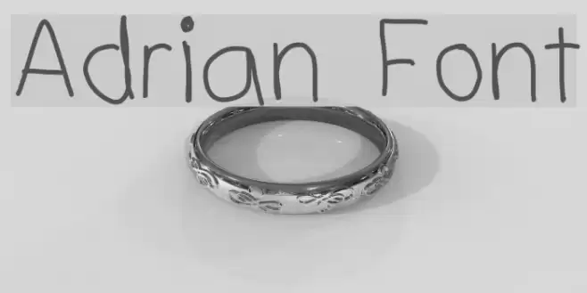 Adrian Font Font examples
