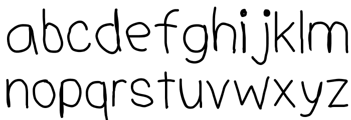 Adrian Font Font LOWERCASE