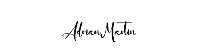 Adrian Martin  Frei Schriftart Herunterladen