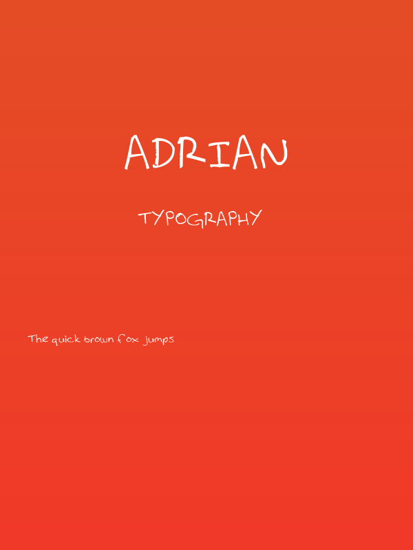 Adrian Poster
