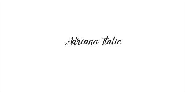 Adriana Italic Logo