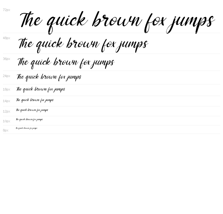 Adriana Italic Waterfall