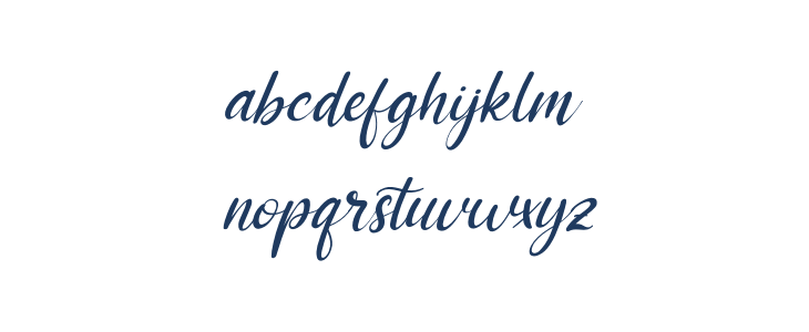 Adriana Italic Lowercase