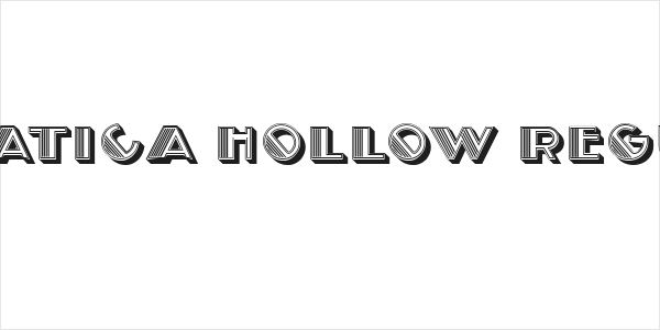 Adriatica Hollow Regular Logo
