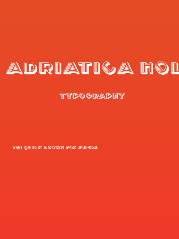 Adriatica Hollow Regular Poster