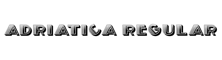 Adriatica Regular  لخطوط تنزيل