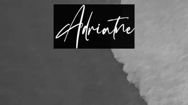 Adriatne Font examples