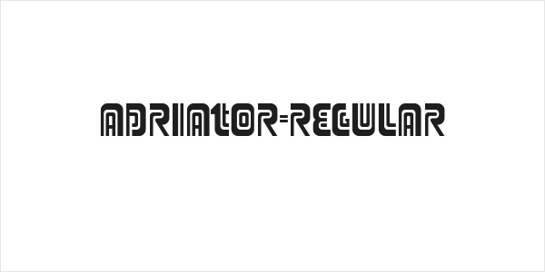 Adriator-Regular Logo