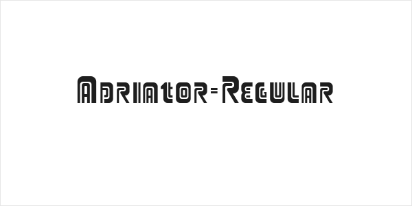 Adriator-Regular Logo